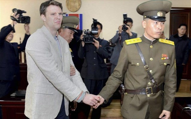 Iατροδικαστής: «Άγνωστος τραυματισμός» προκάλεσε τον θάνατο του φοιτητή που γύρισε σε κώμα από την Βόρεια Κορέα